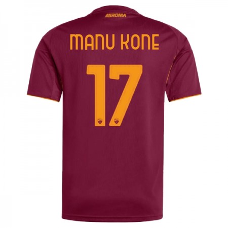 AS Řím Manu Kone 17 Domácí 2025-26 - Fotbalové Dresy (S/S)